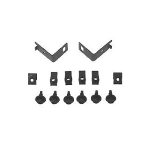 FORD MUSTANG 1964-1966 KIT COMPLET DE CLIPS ET VIS DE MONTAGE POUR PARE CHOC AVANT Front bumper guard hardware kit C5ZZ-17794-KI