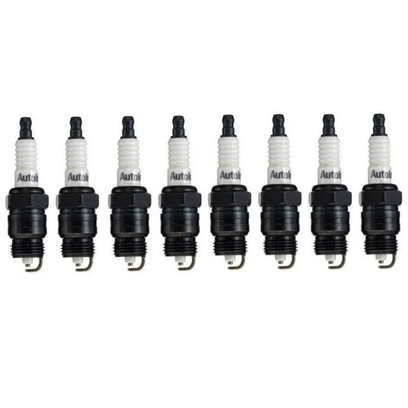 FORD MUSTANG V8 289 302 351 W 390 427 1964-1973 8 BOUGIES D'ALLUMAGE (version grosses bougies prise sur clé de 21 mm) Autolite C