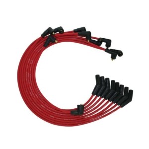 FORD MUSTANG 1967-1973 V8 351C 390 427 428 429 SET CÂBLES DE BOUGIES 8 mm ROUGE Moroso Ultra Ignition Wire Sets 52075
