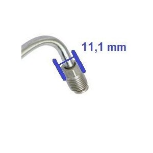 FORD MUSTANG 1967-1970 V8 289 302 DURITE TUYAU FLEXIBLE DE DIRECTION ASSISTEE DE PRESSION Power steering hose pressure (7/16 11
