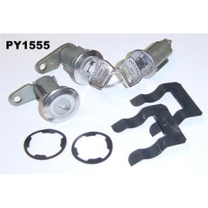 FORD MUSTANG 1967-1969 PACK CYLINDRES DE SERRURE DE PORTE ET CONTACT DE DEMARRAGE AVEC CLES PYCL Locks Ignition and Door Lock Cy
