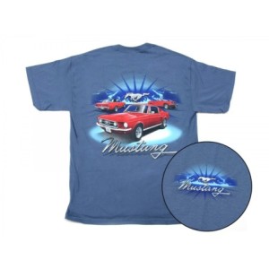 FORD MUSTANG 1967-1968 T SHIRT 67/68 TAILLE LARGE t-shirt 67/68 SCOTT DRAKE TS-6768-L