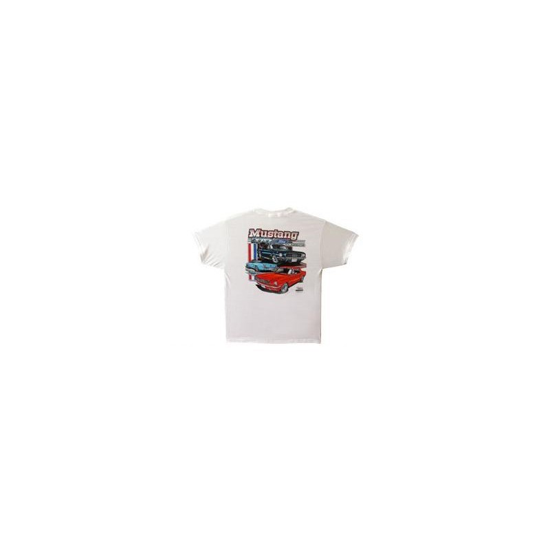 FORD MUSTANG 1964-2015 T SHIRT FORD MUSTANG CLASSIC TAILLE X-LARGE t-shirt mustang classic ford SCOTT DRAKE TS-3XL