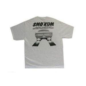 FORD MUSTANG 1964-1973 TSHIRT SMO'KUM 1965 TAILLE SMALL GRIS Smokum T-Shirt Gray Small SCOTT DRAKE TS-SM-65-S