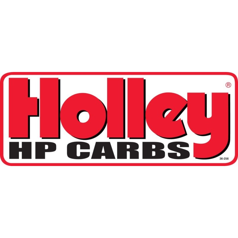 AUTOCOLLANT DECAL HP CARBS - 32 SQ. IN. Holley 36-256
